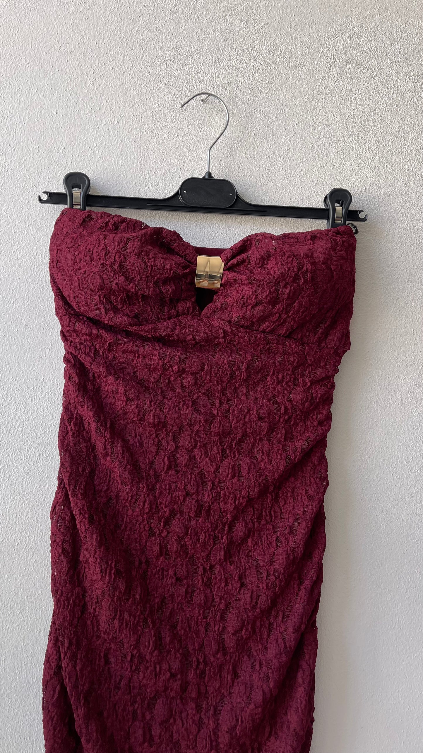 Abito stretch bordeaux