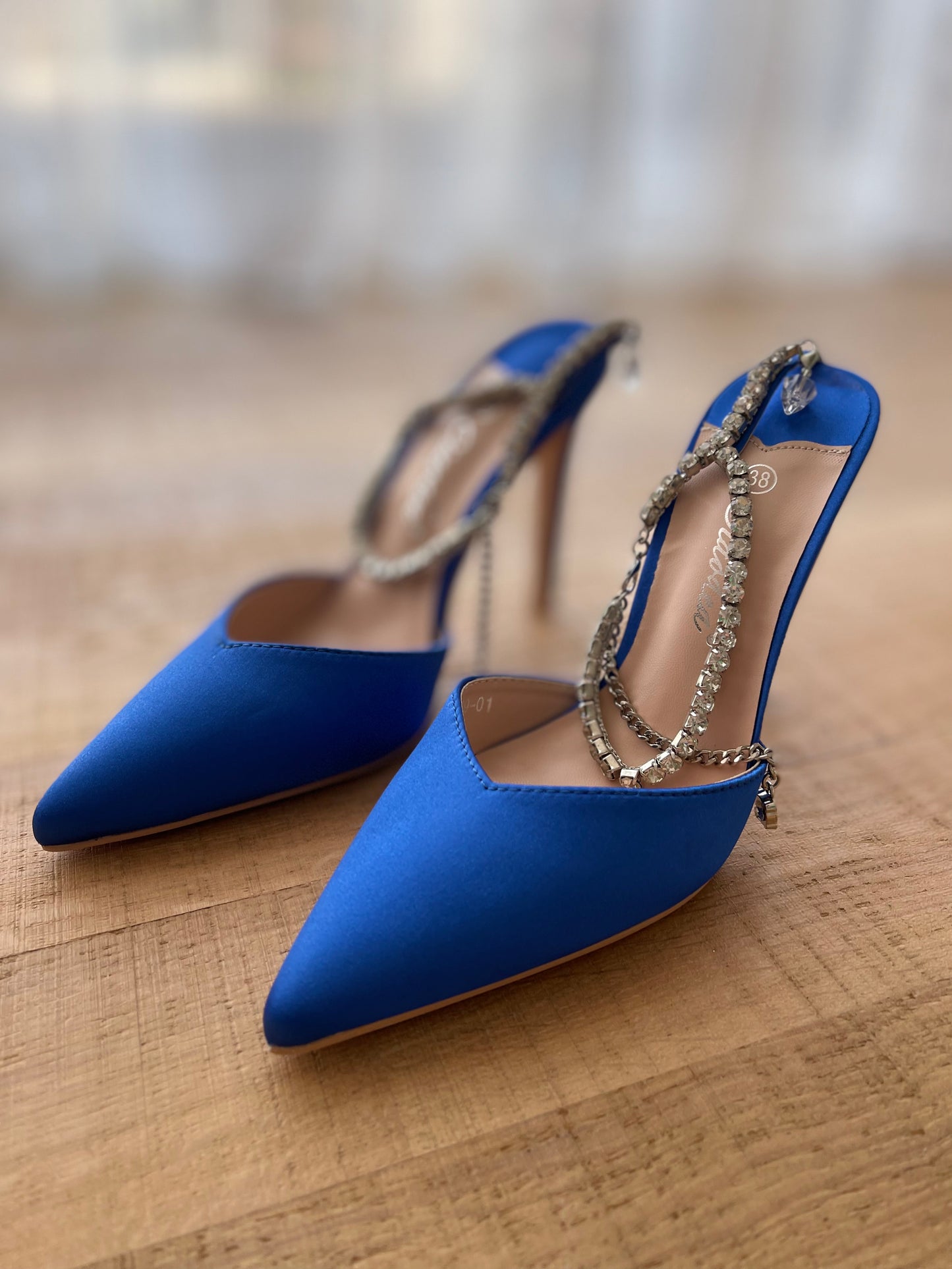 Royal blue pumps