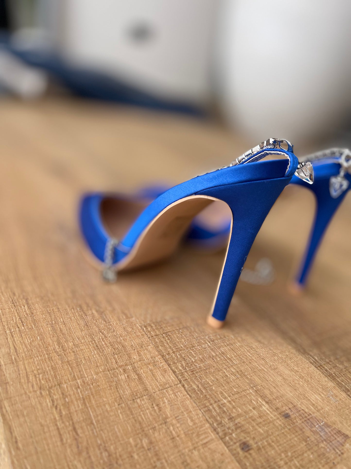 Royal blue pumps