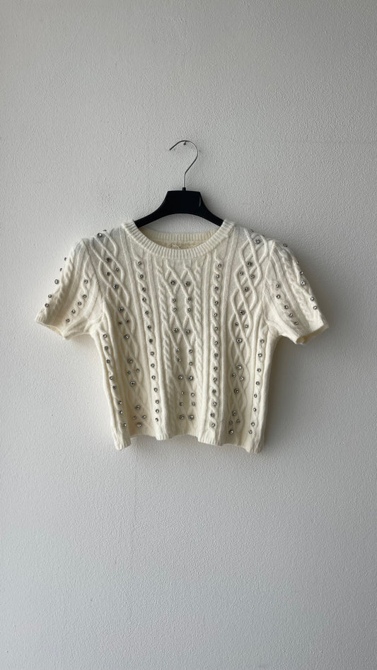 Maglia manica corta brillo