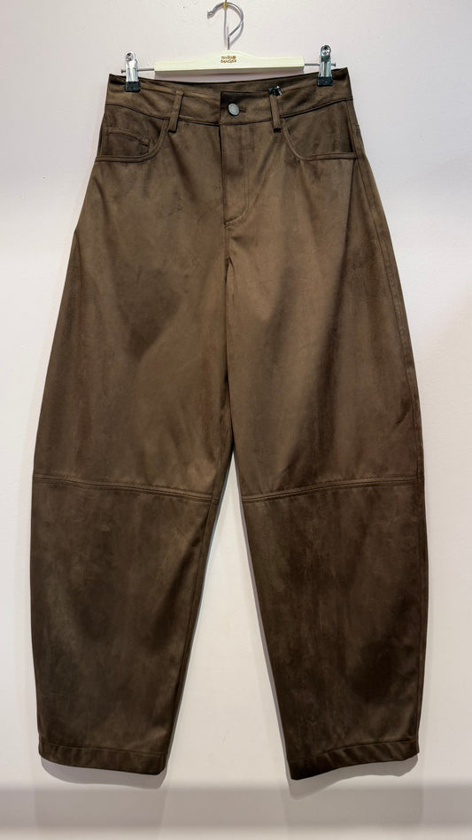 Pantalone balloon eco camoscio