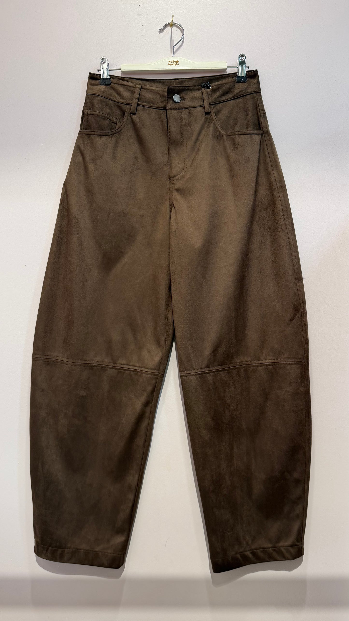 Pantalone balloon eco camoscio
