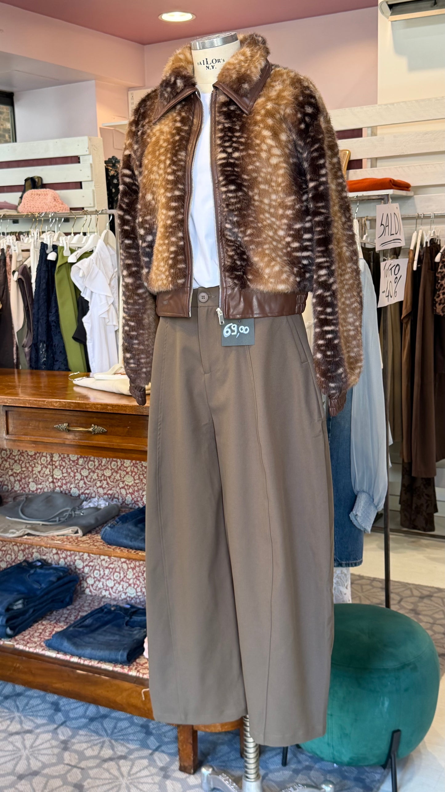 Pelliccia eco Bambi