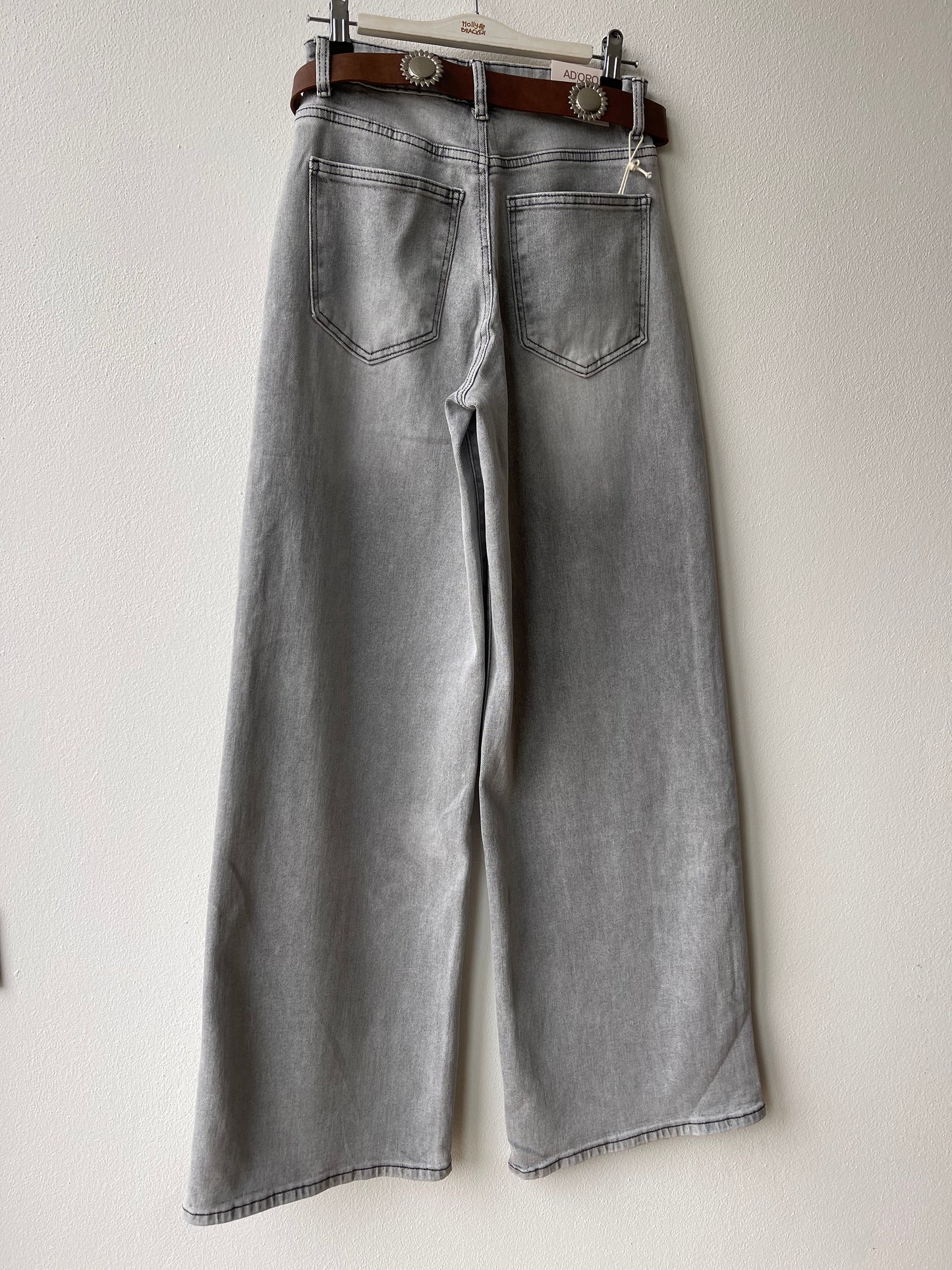 Jeans grigio mega baggy