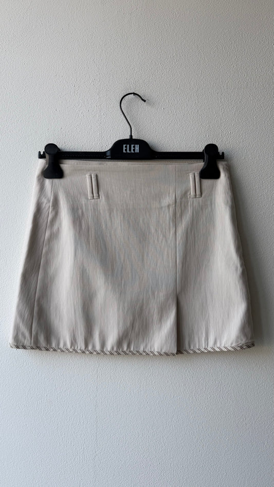 Gonna mini ecru ELEH