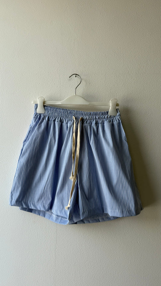 Shorts righe elastico