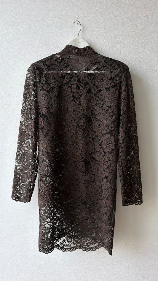 Abito lace fiocco