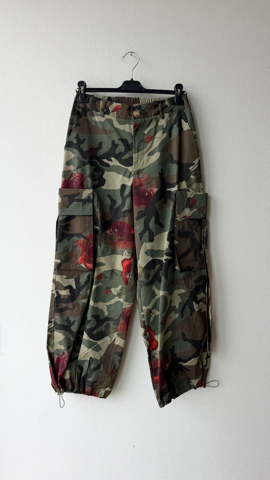 Pantalone military Flower