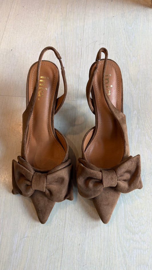 Slingback fiocco fango