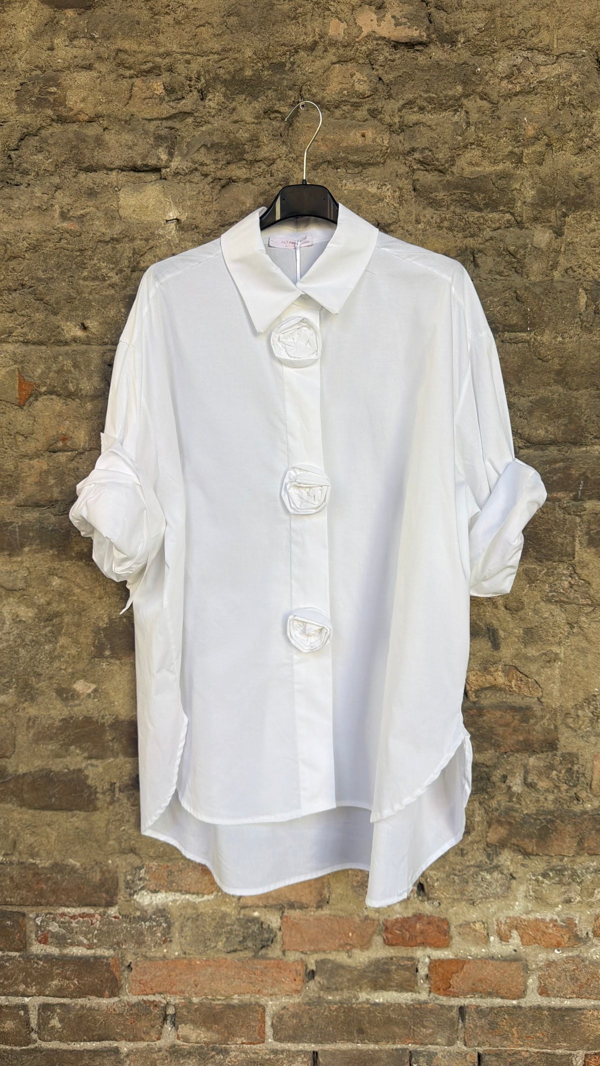 Camicia bianca cotone