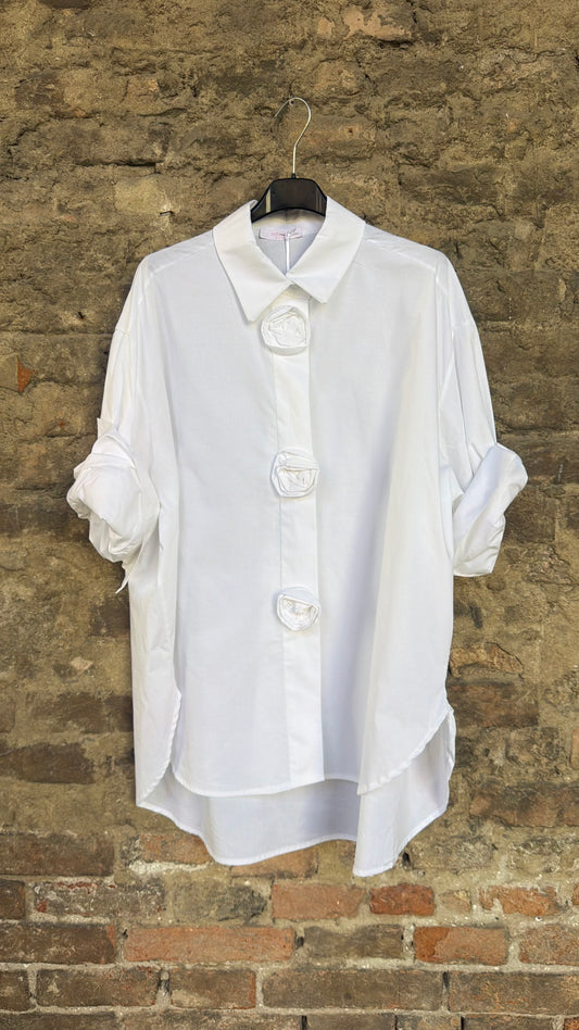 Camicia bianca cotone