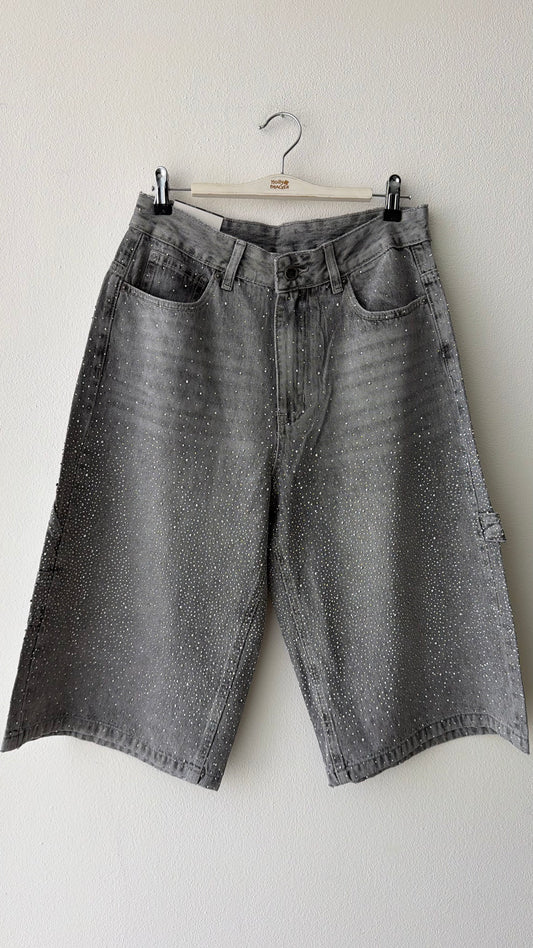 Bermuda jeans brillo