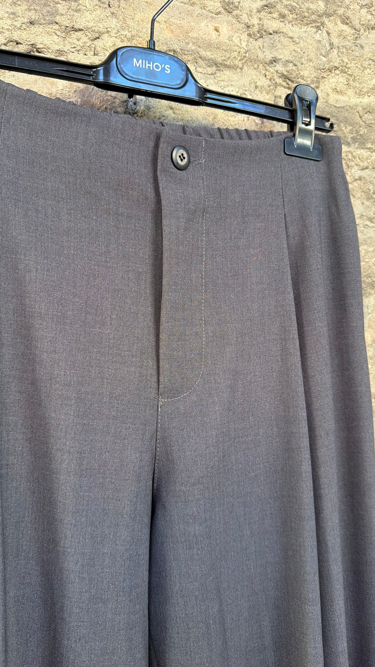 Pantalone tessuto tailleur con dettaglio laterale