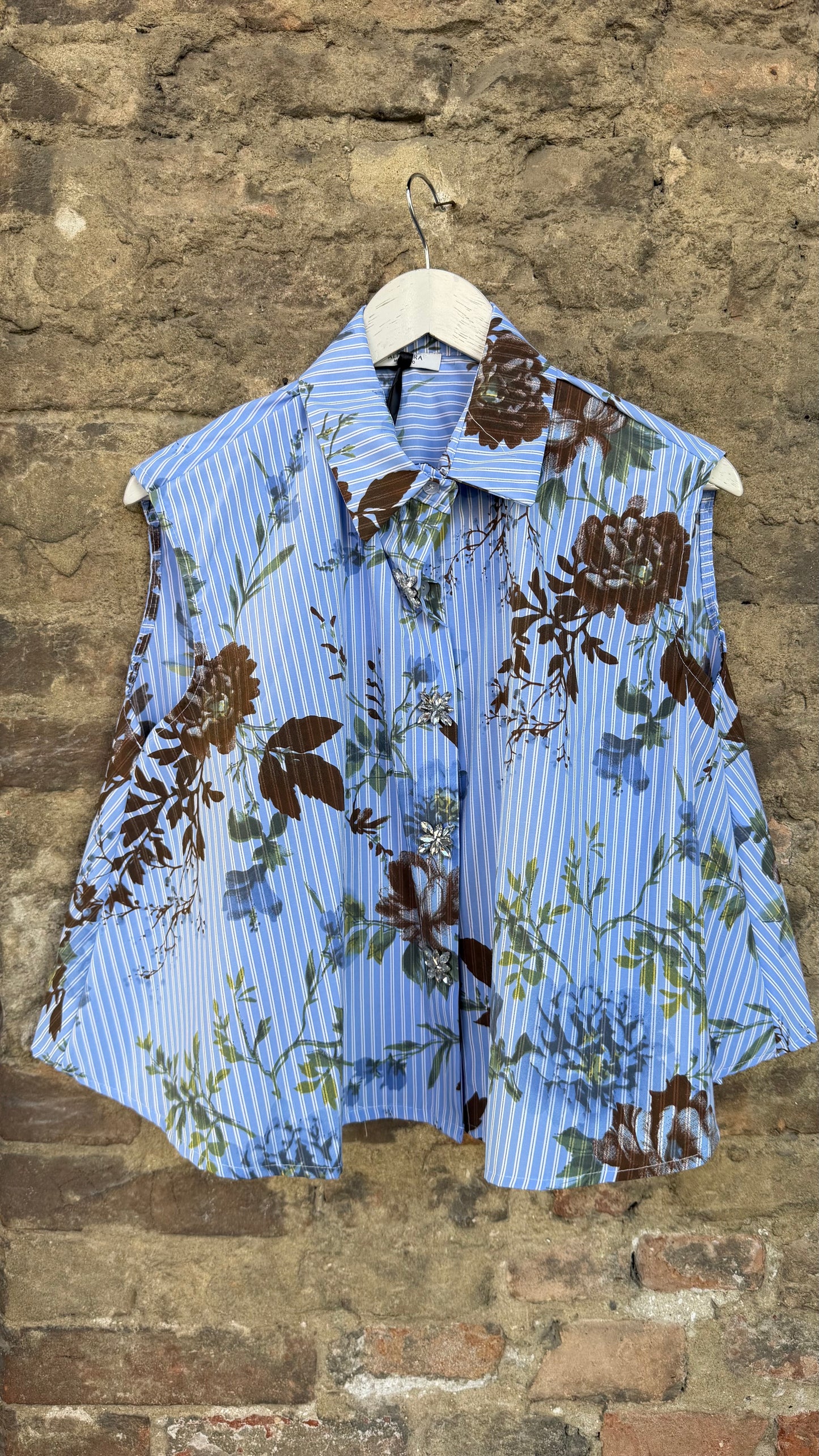 Completo righe & fiori