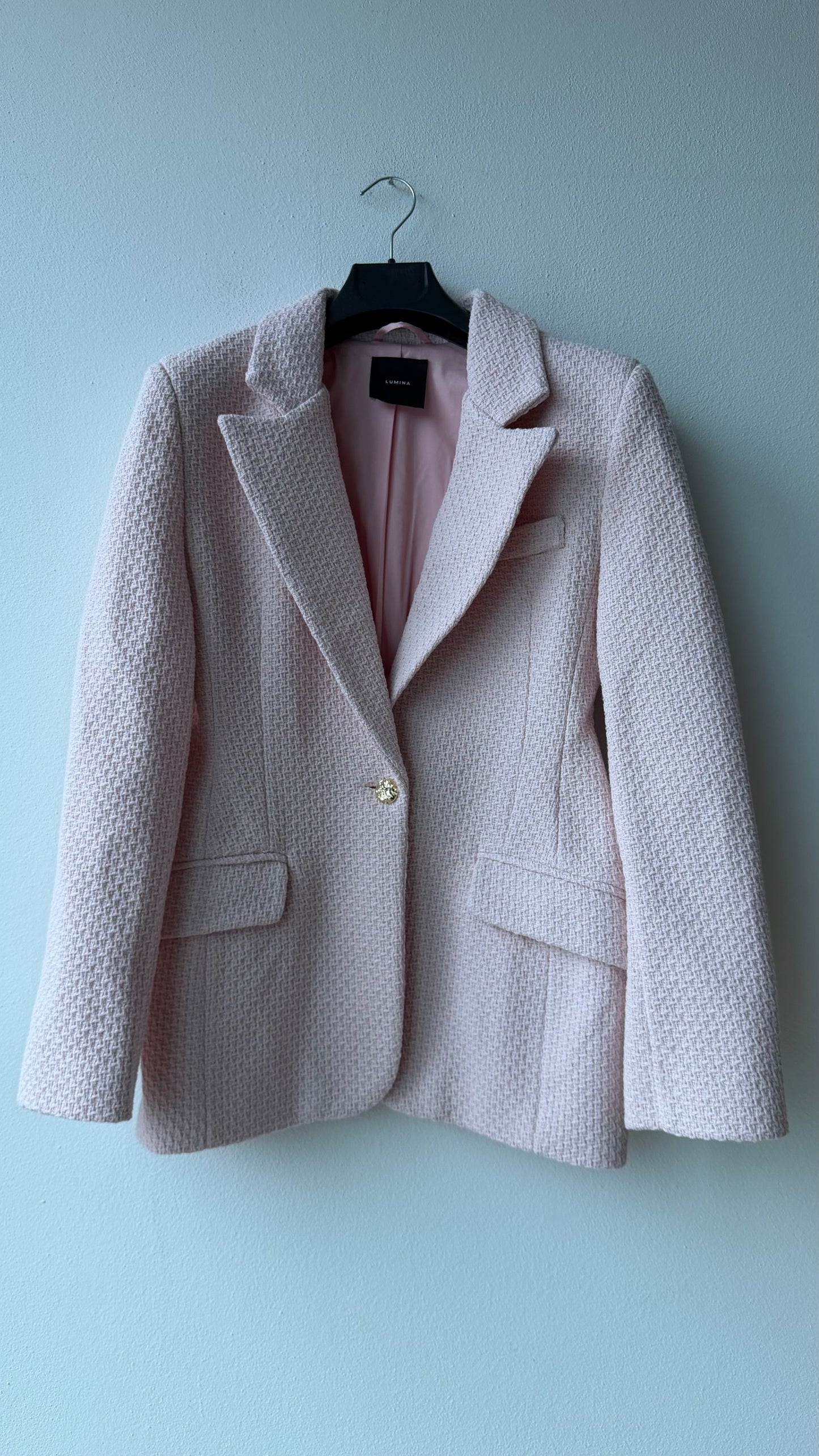 Blazer cotone intrecciato