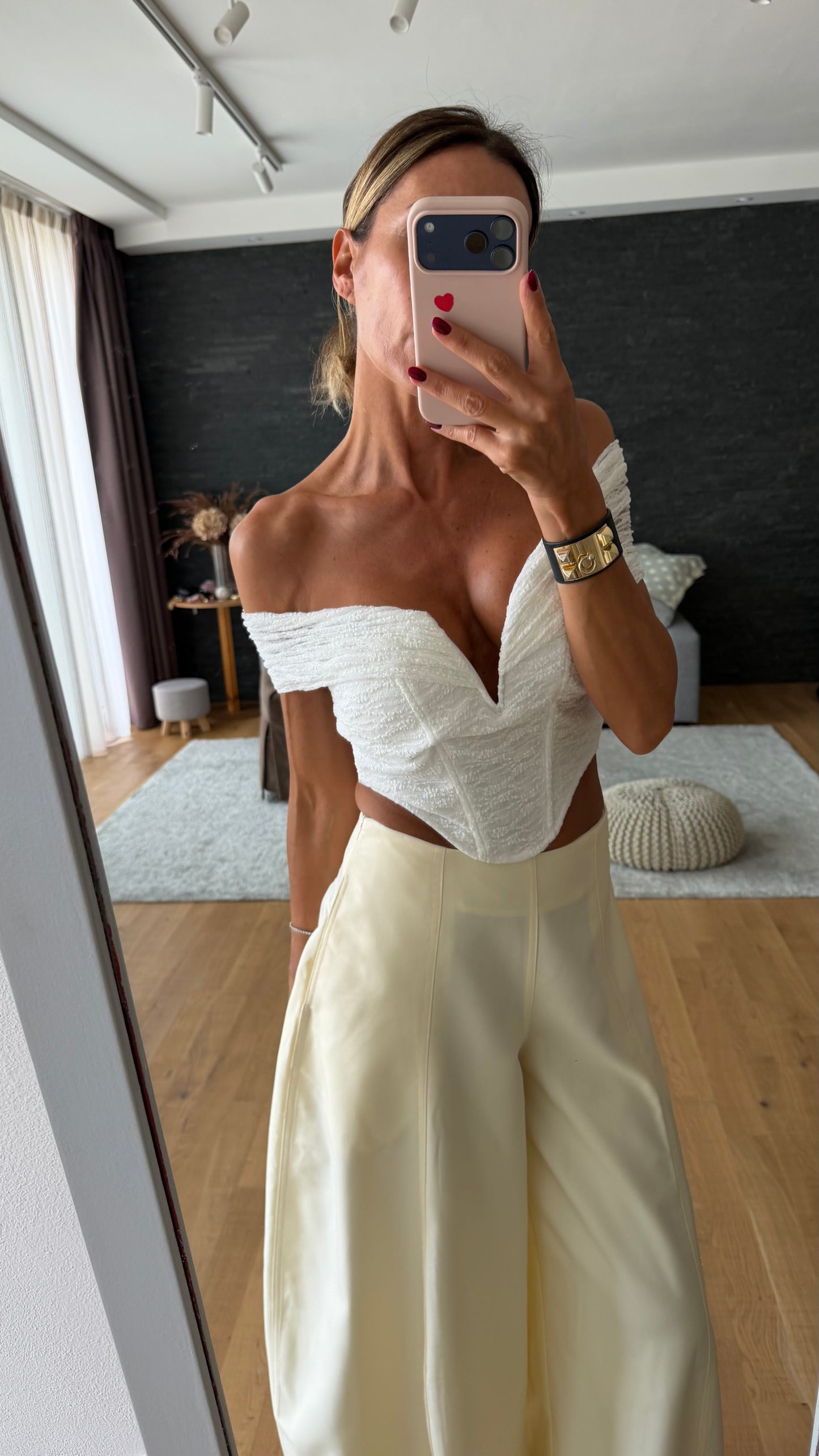 Top Bustier pizzo