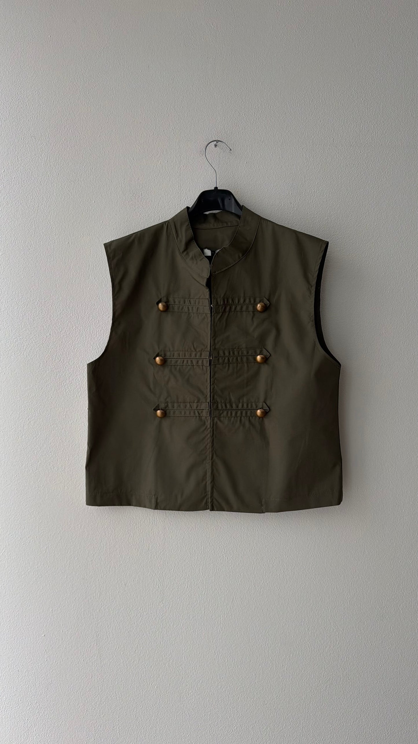 Gilet verde cadetto style