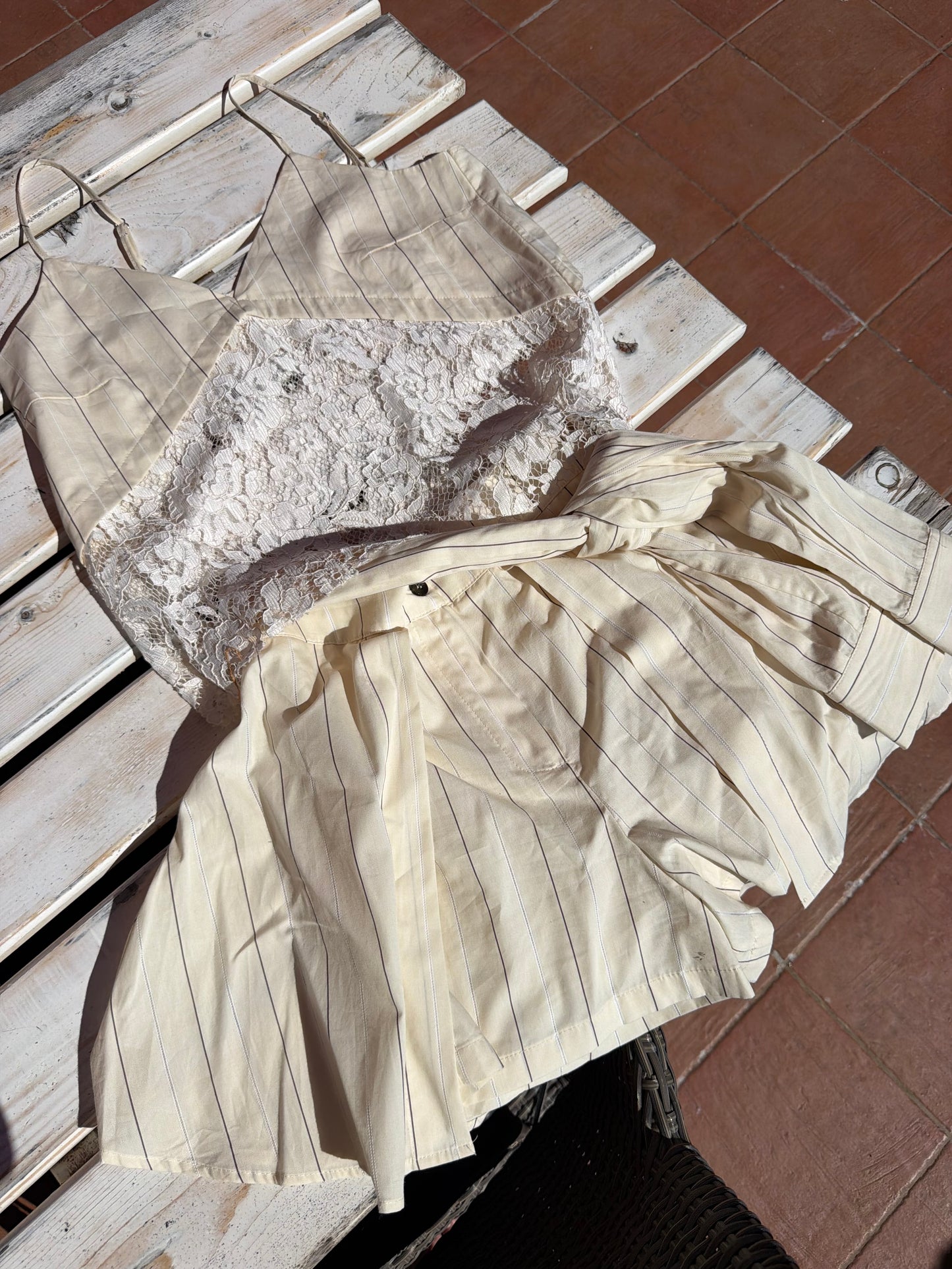 Top cotone pizzo Emma