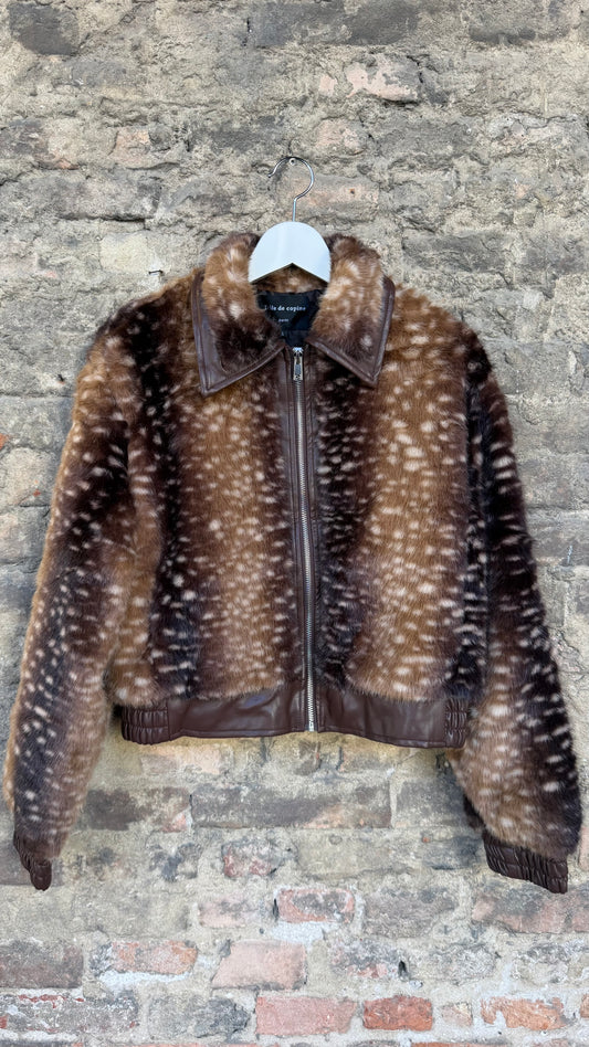 Bomber Pelliccia eco Bambi