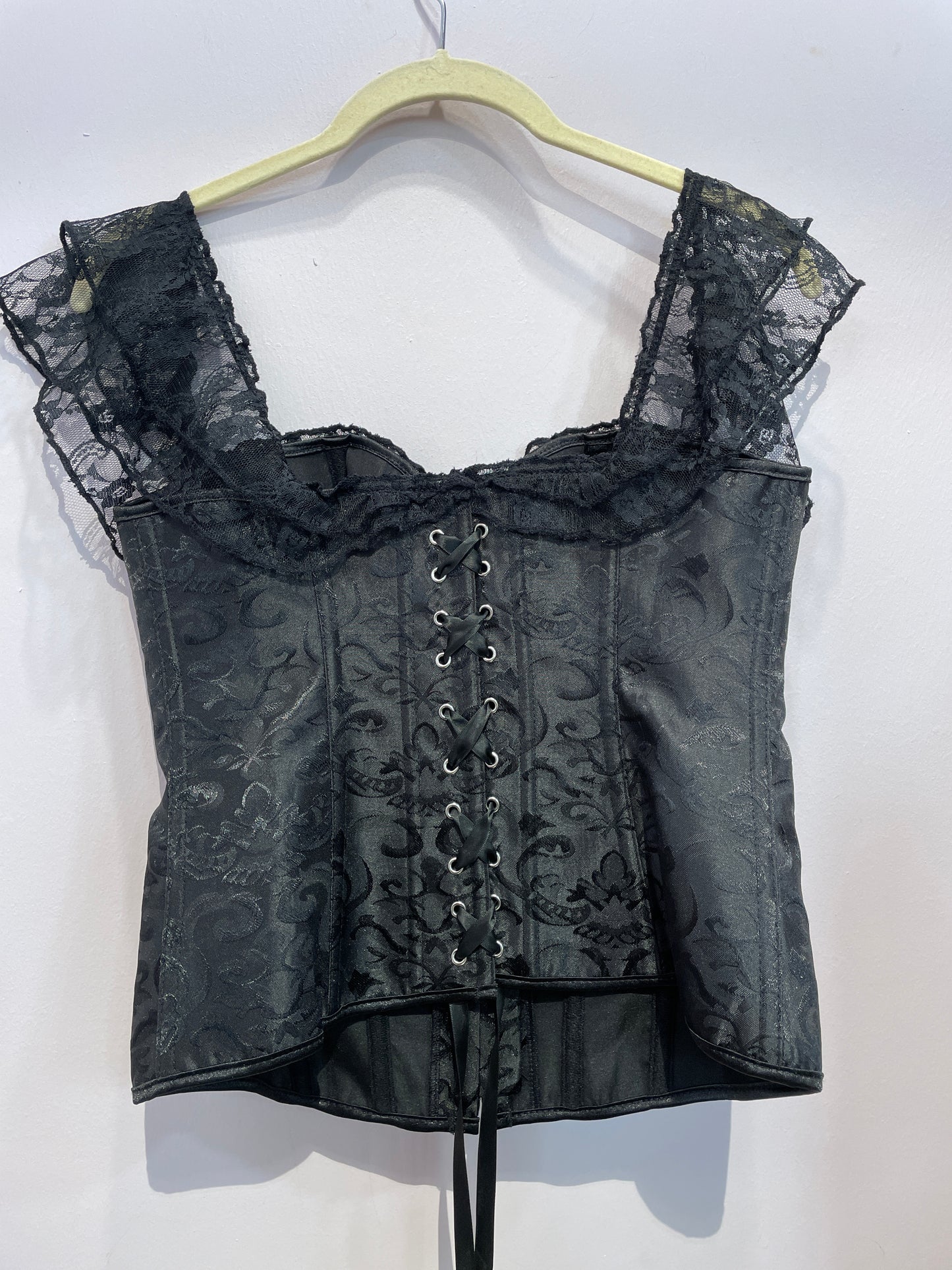 Bustier pizzo Damasco