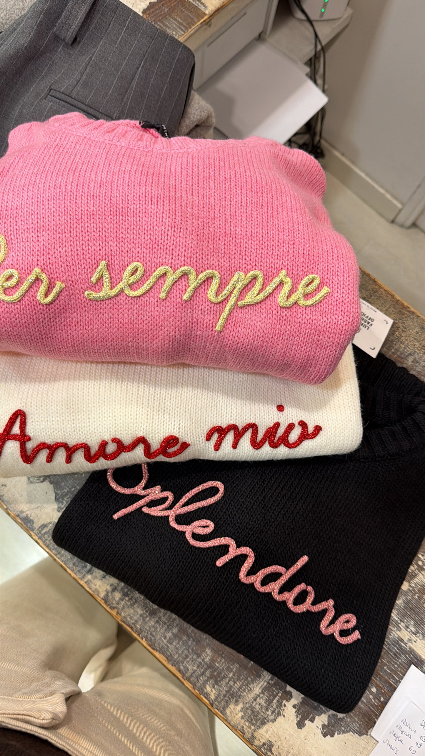 Maglia scritte
