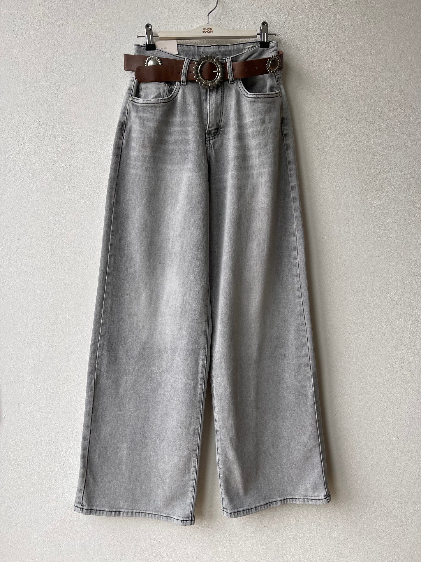 Jeans grigio mega baggy