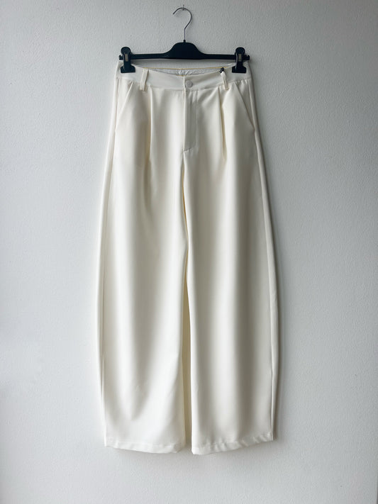 Cream white trousers
