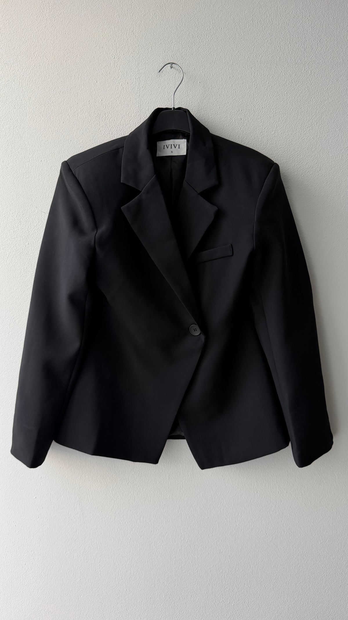 Blazer avvitato nero
