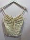 Bralette pizzo beige