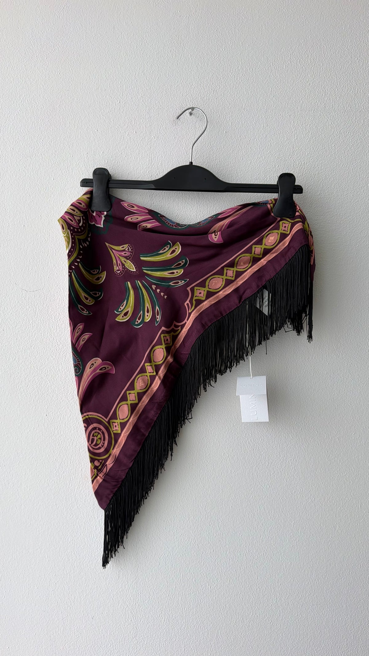 Foulard frange