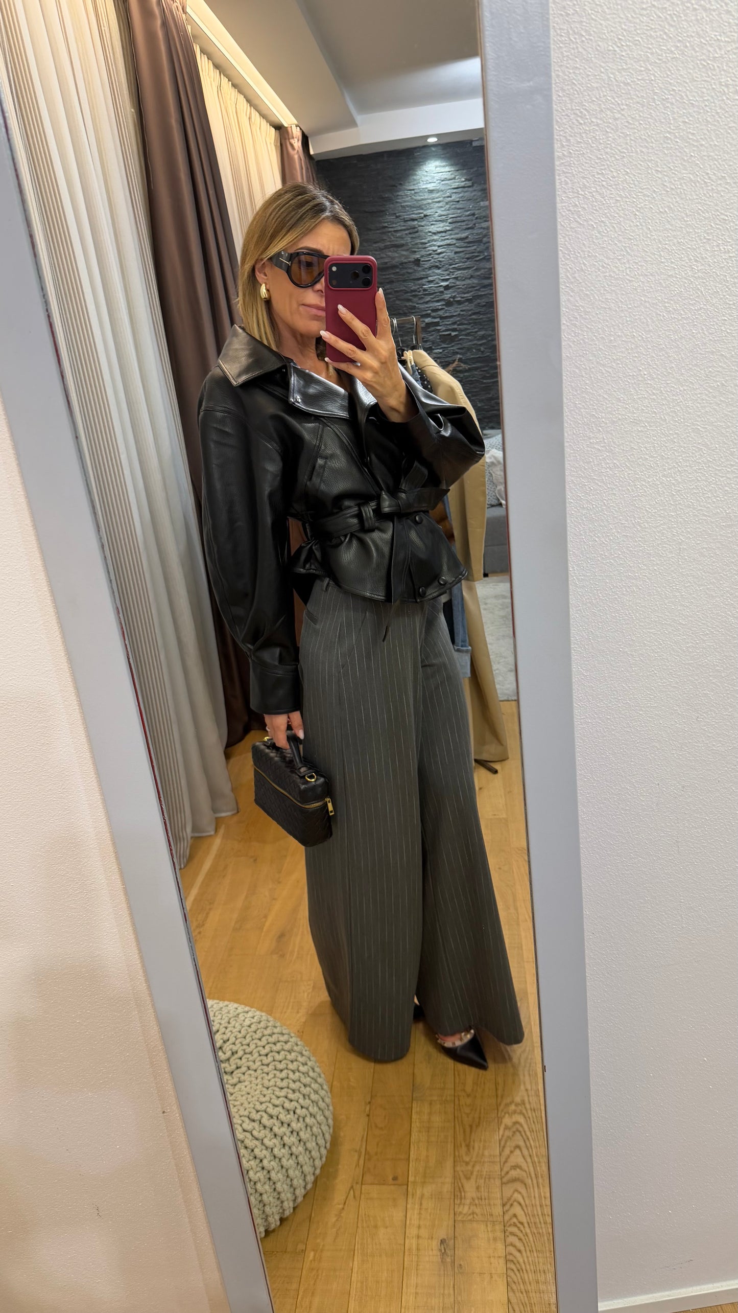 Pantalone gessato