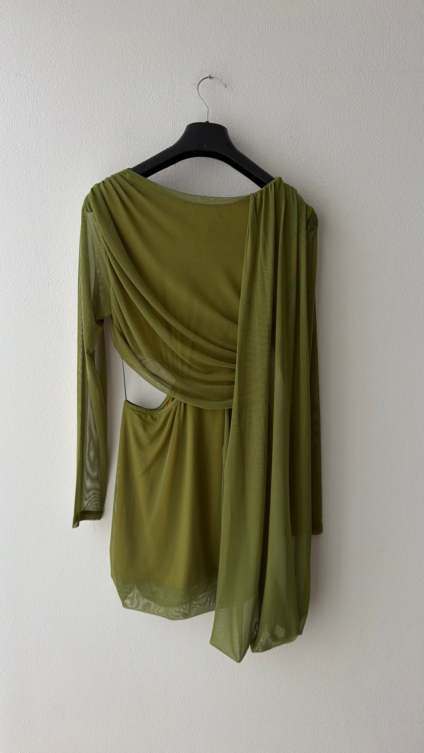 Abito tulle drappeggiato