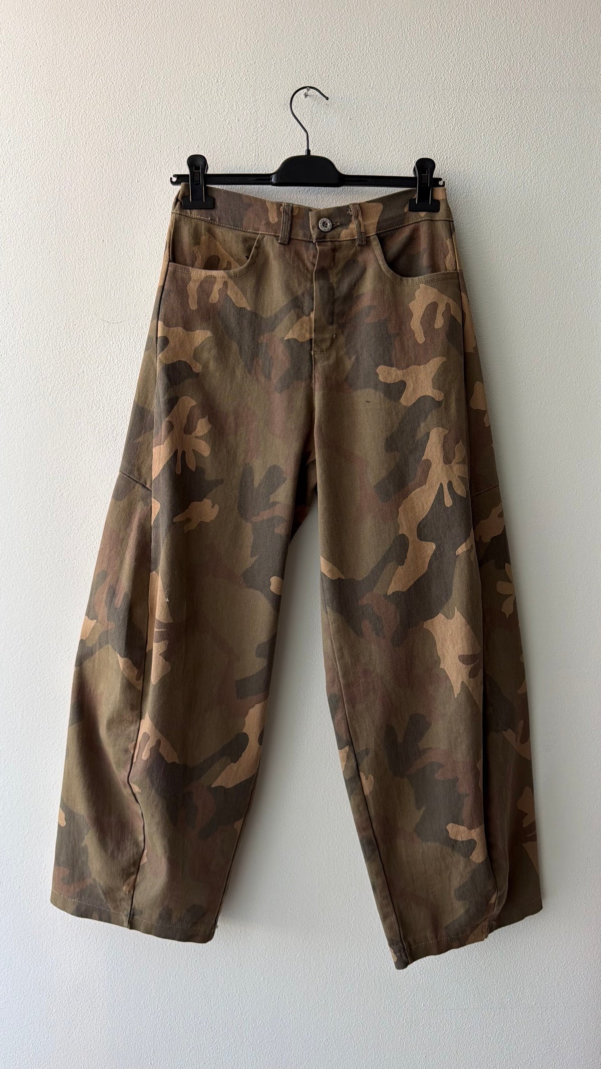 Pantalone balloon Camou