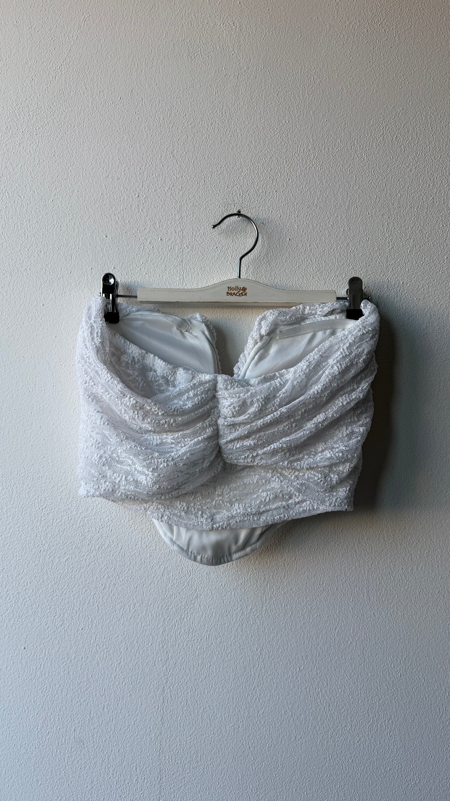 Top Bustier pizzo
