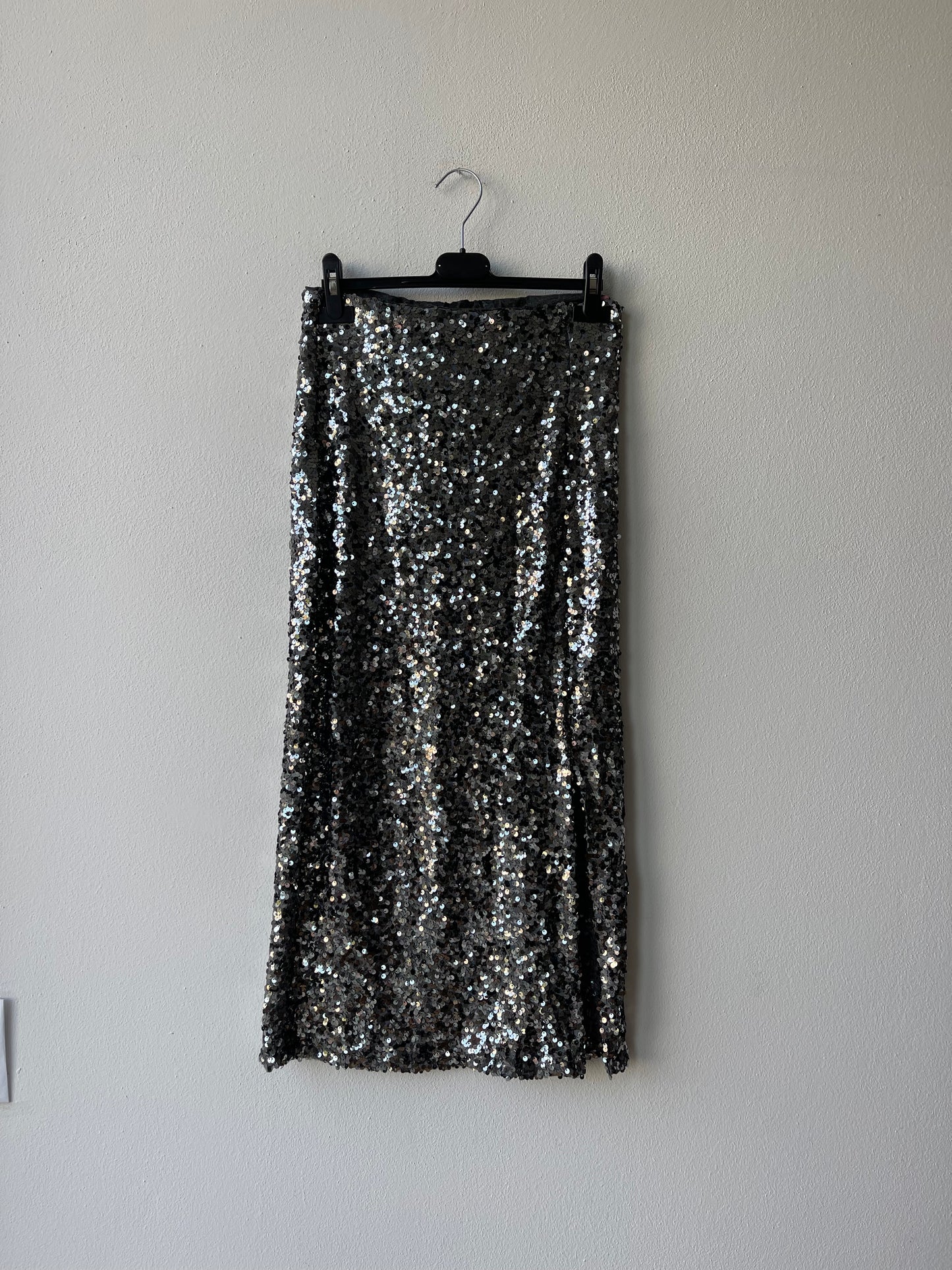 Gonna tubino elasticizzata paillettes