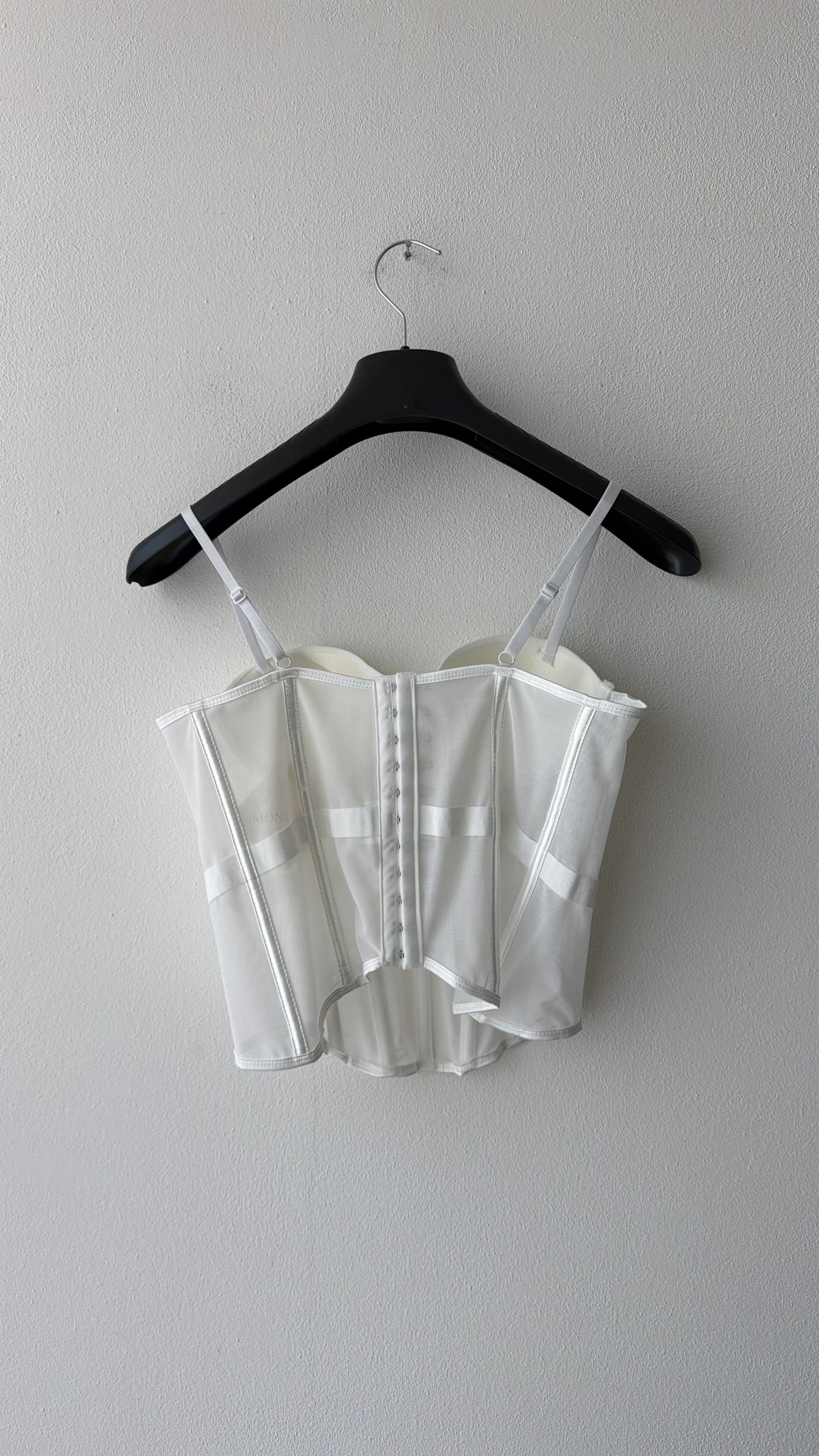 Top Bustier bianco