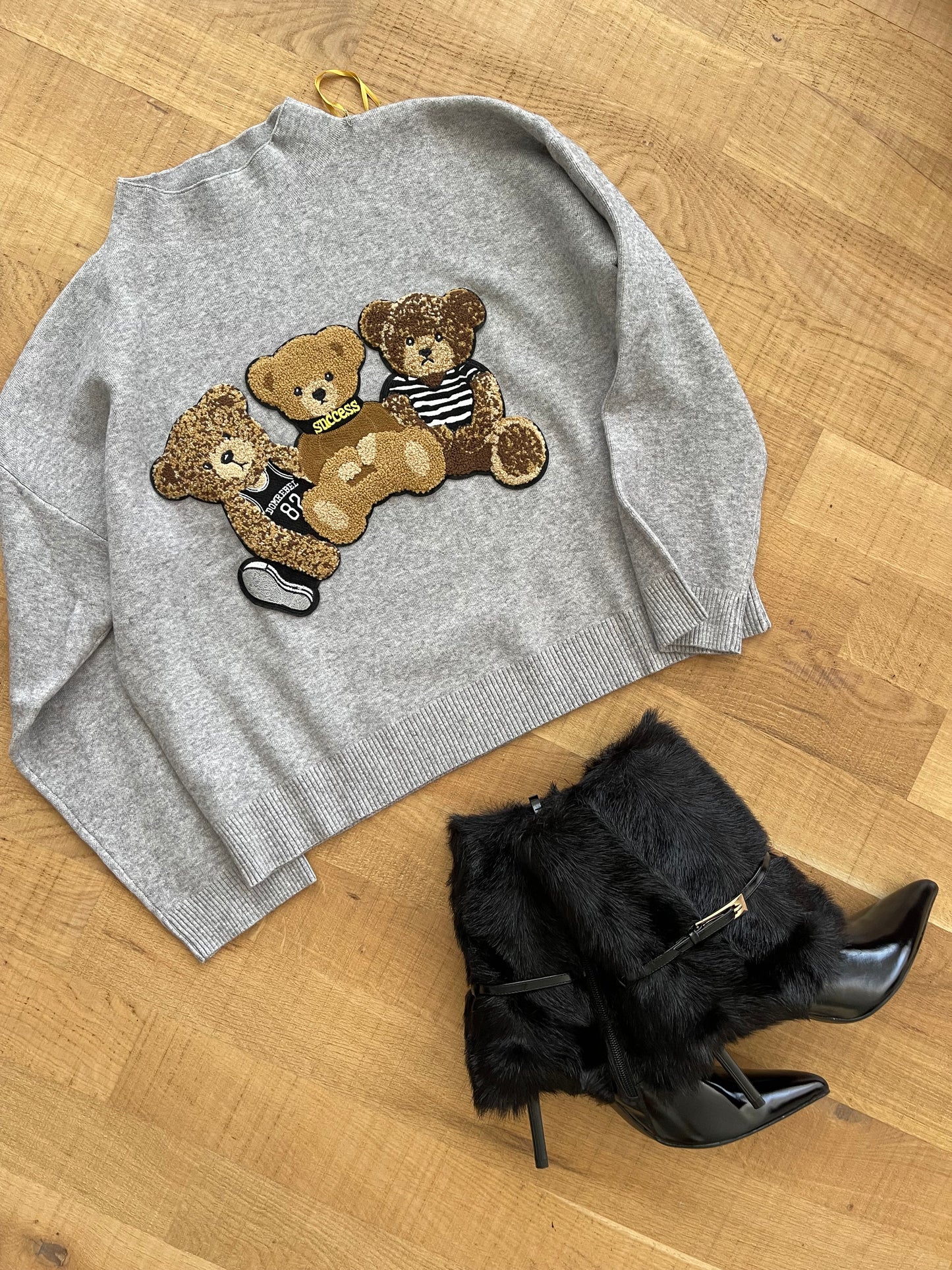 Stivaletto eco pelliccia