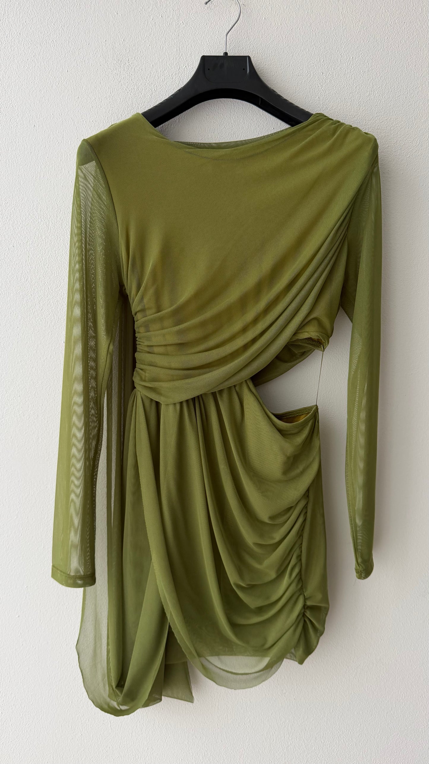 Abito tulle drappeggiato