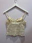 Bralette pizzo beige