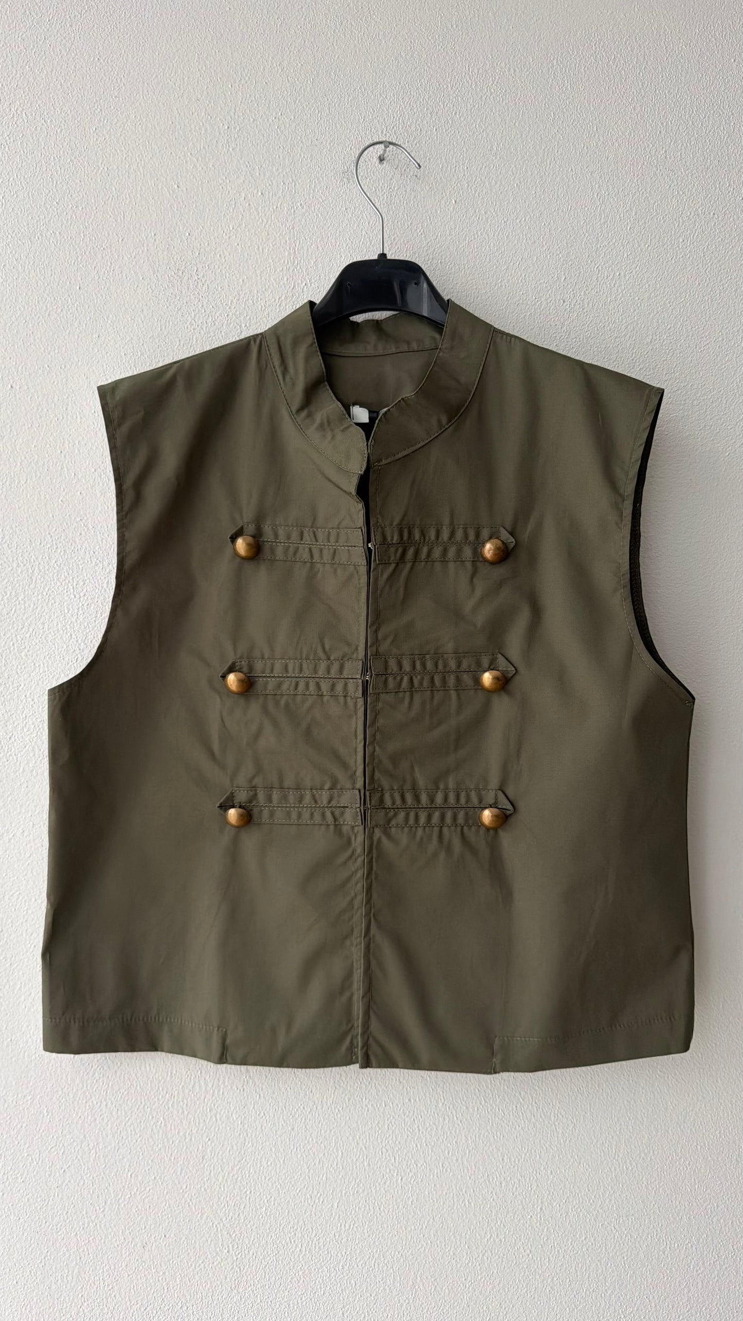 Gilet verde cadetto style