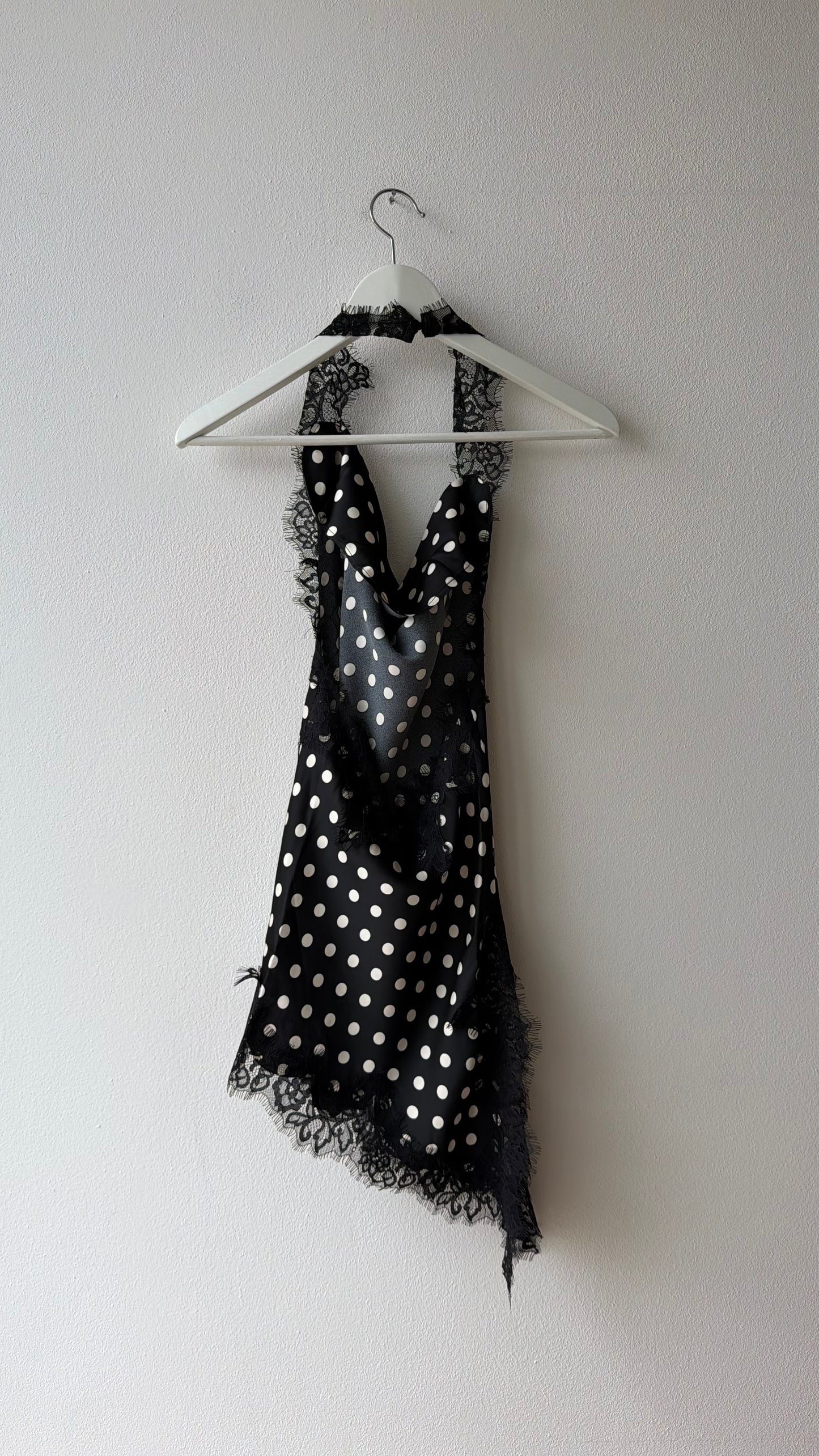 Top lingerie pois