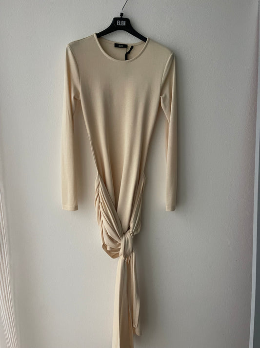 Abito maglia crema ELEH