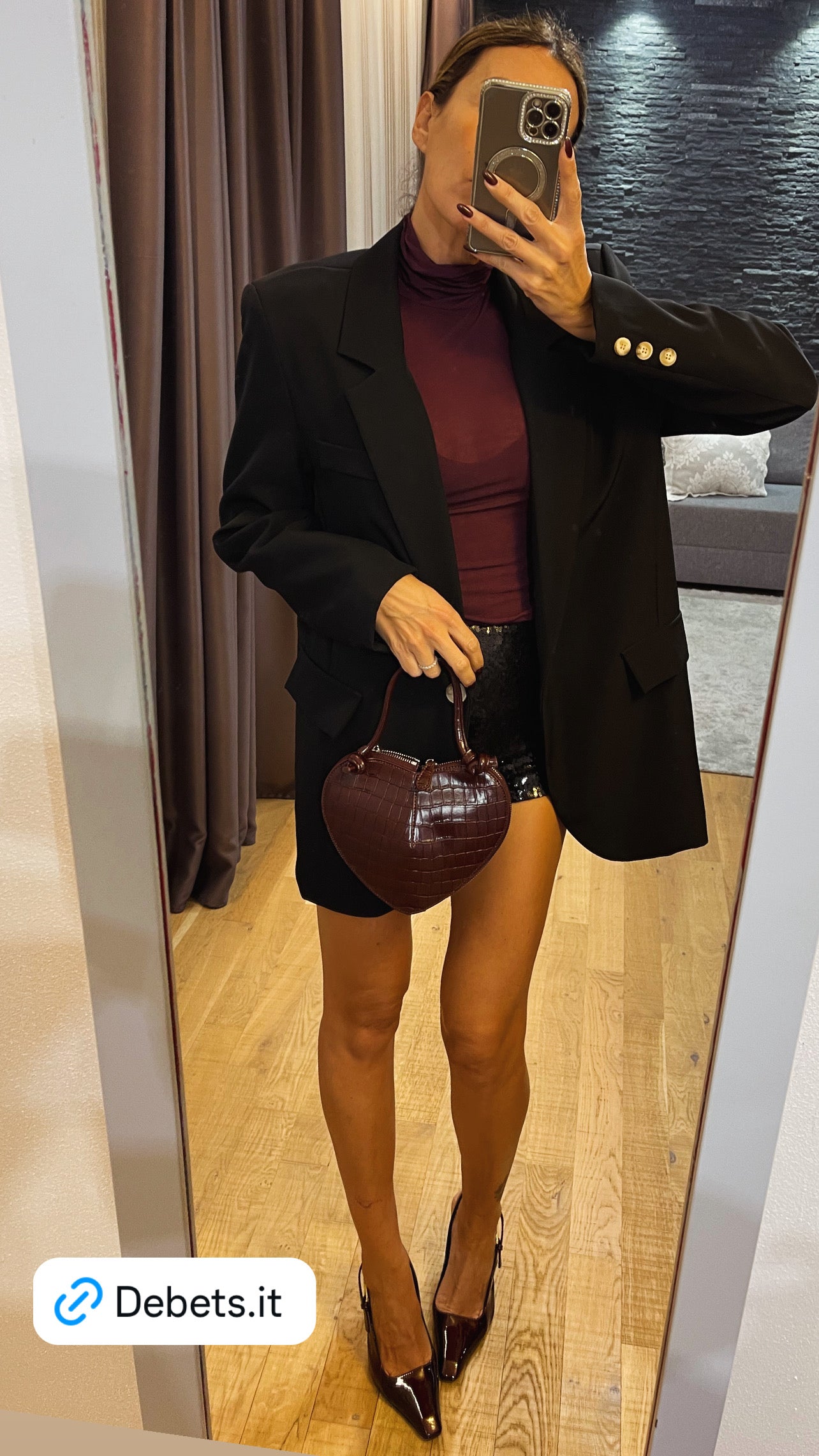 Maglia Dolcevita leggera misto cashmere