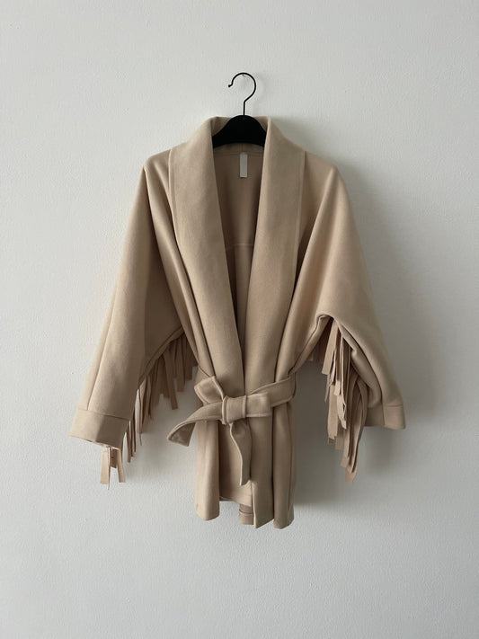 Cappotto frange