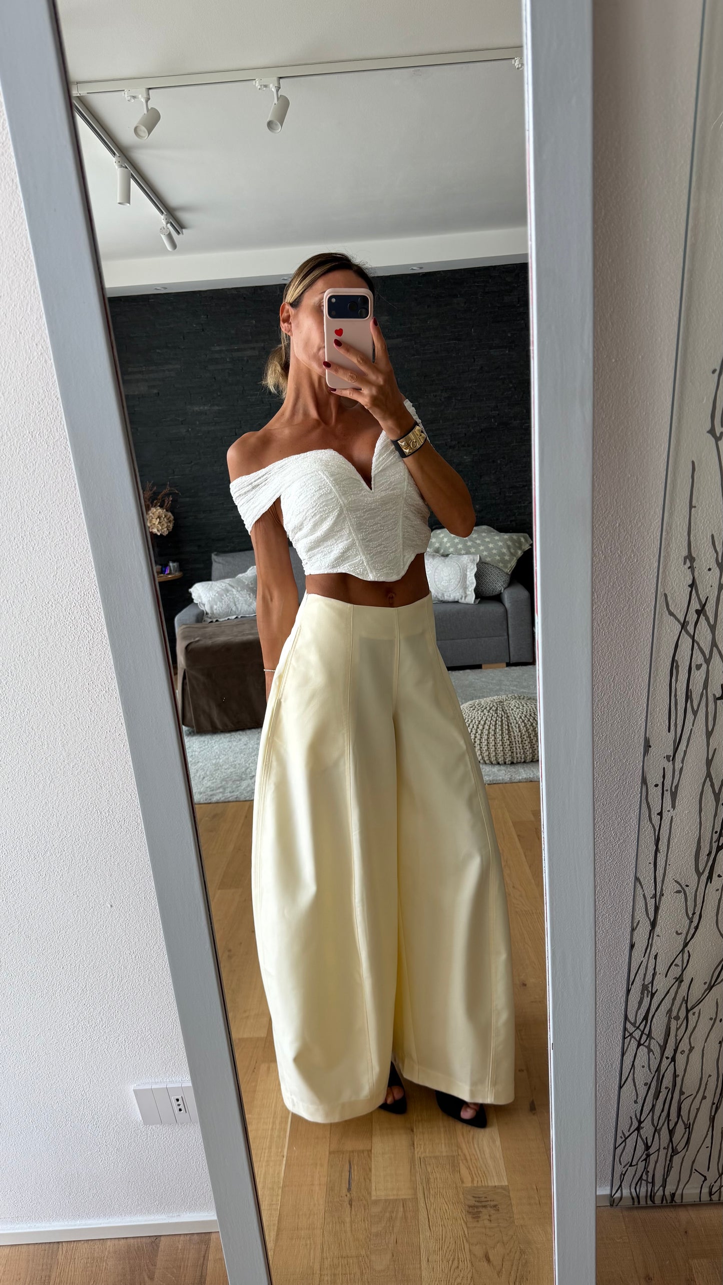 Top Bustier pizzo