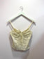 Bralette pizzo beige