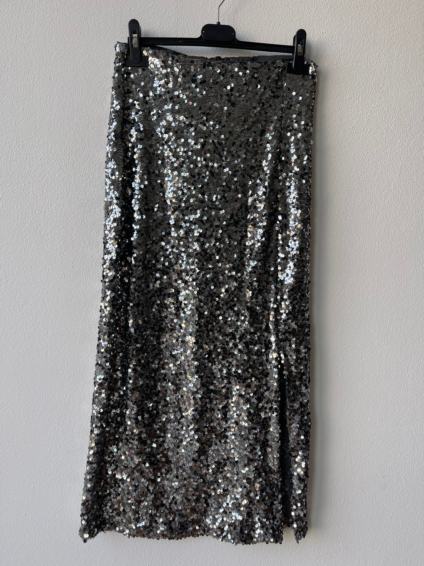 Gonna tubino elasticizzata paillettes