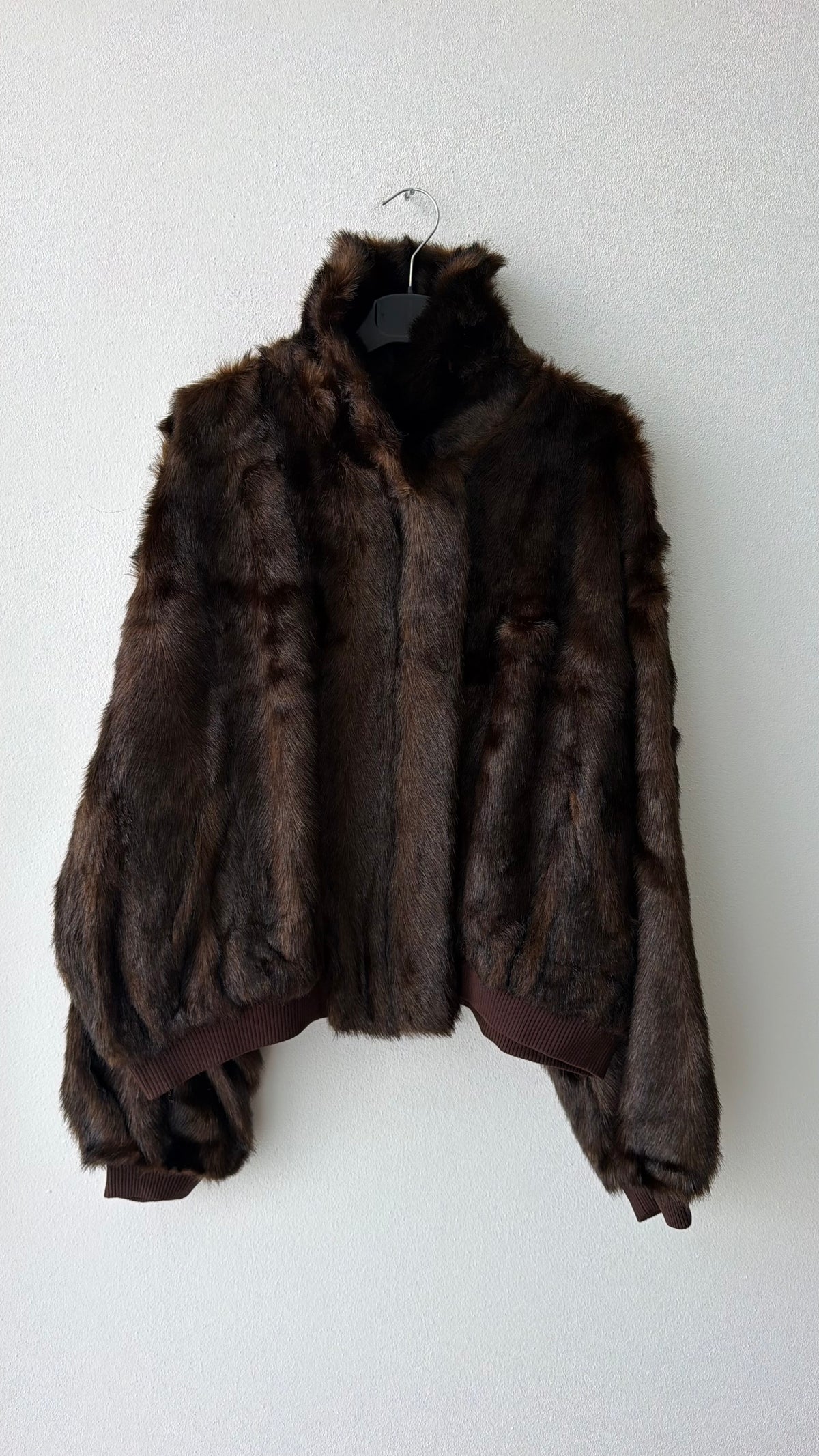 Eco pelliccia bomber