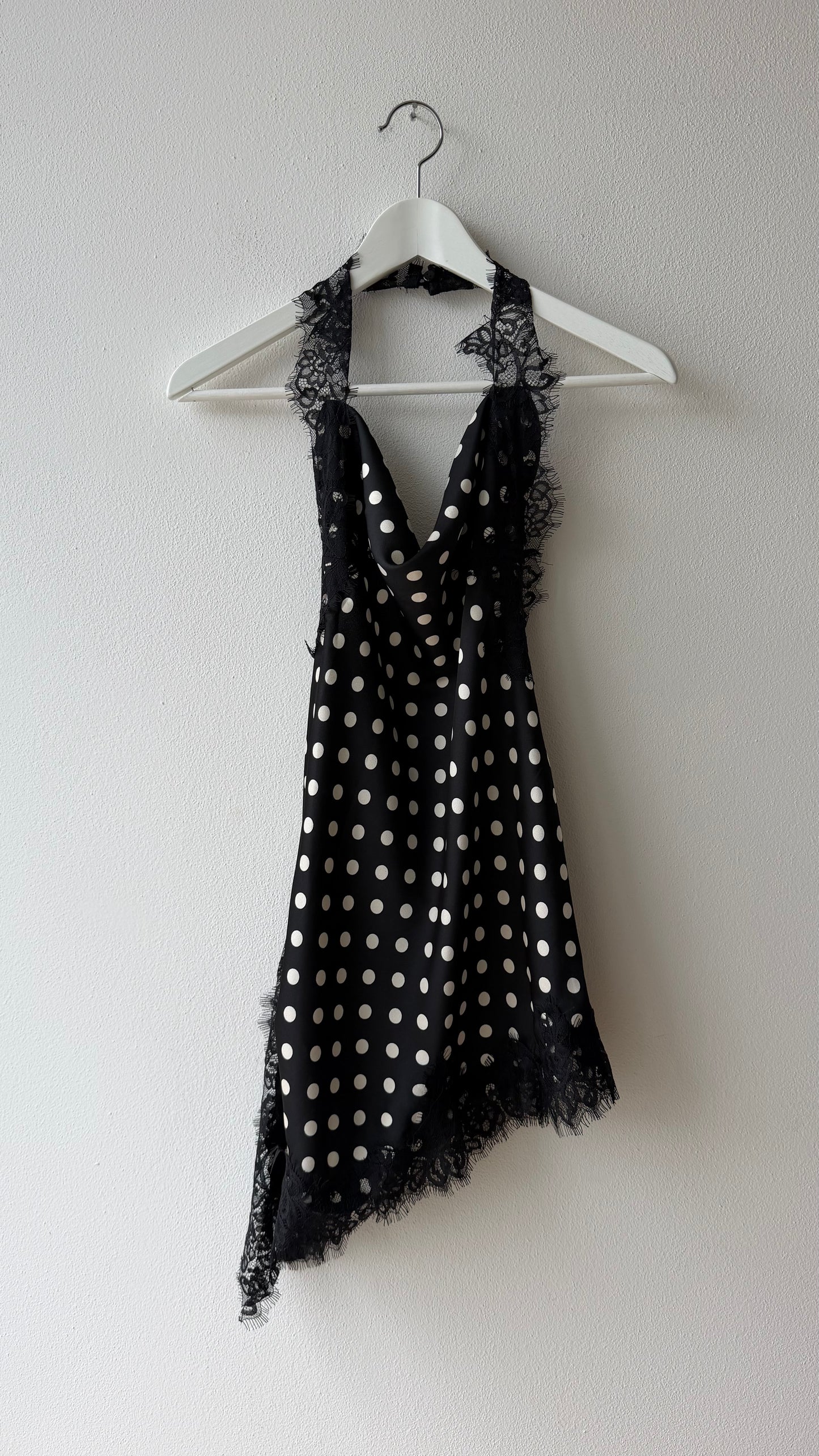 Top lingerie pois