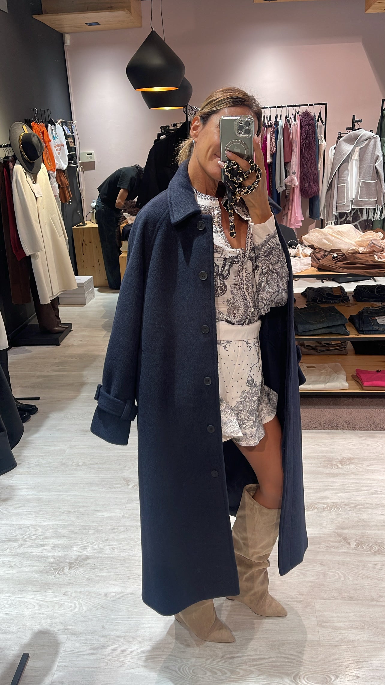 Cappotto blu ELEH